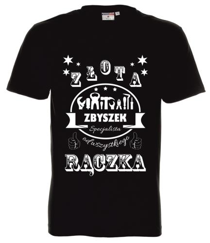 Koszulka Złota Rączka czarna