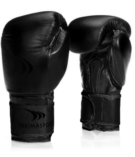 Rękawice bokserskie GRAND czarne black matt- skóra naturalna 14 oz