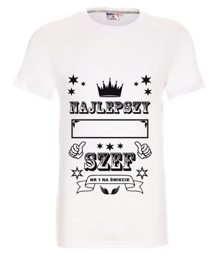 Koszulka Najlepszy szef biała